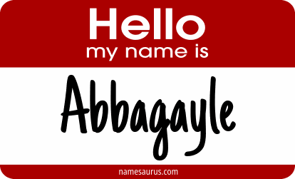 Hello my name is Abbagayle png download