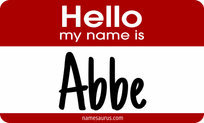 Hello my name is Abbe png download