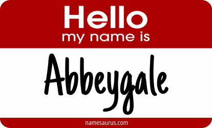Hello my name is Abbeygale png download