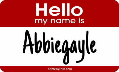 Hello my name is Abbiegayle png download