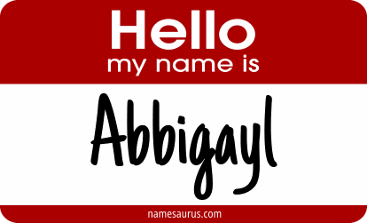 Hello my name is Abbigayl png download