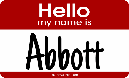 Hello my name is Abbott png download