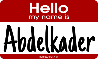 Hello my name is Abdelkader png download
