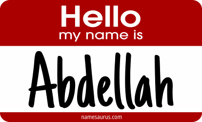 Hello my name is Abdellah png download