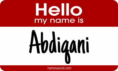 Hello my name is Abdiqani png download