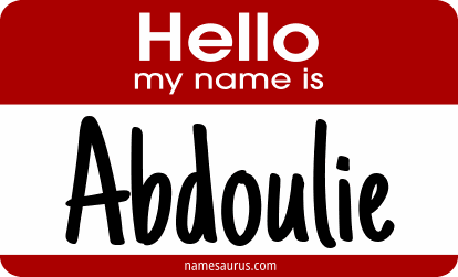 Hello my name is Abdoulie png download