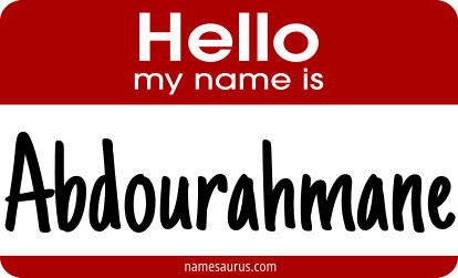 Hello my name is Abdourahmane png download