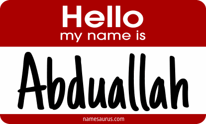 Hello my name is Abduallah png download