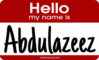 Hello my name is Abdulazeez png download