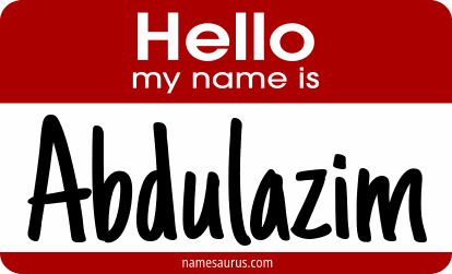 Hello my name is Abdulazim png download