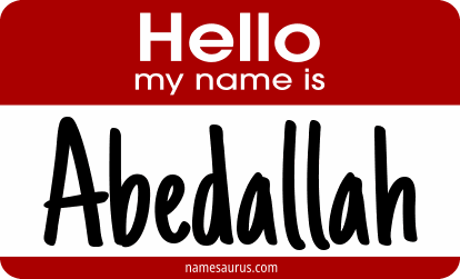 Hello my name is Abedallah png download