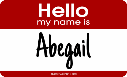 Hello my name is Abegail png download