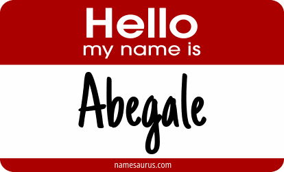 Hello my name is Abegale png download