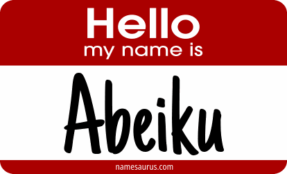 Hello my name is Abeiku png download