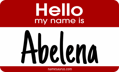 Hello my name is Abelena png download