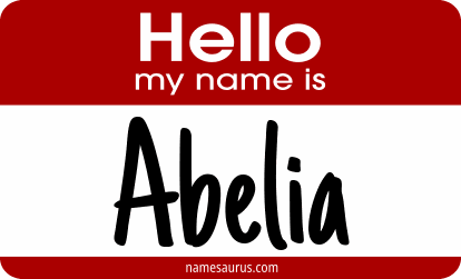 Hello my name is Abelia png download