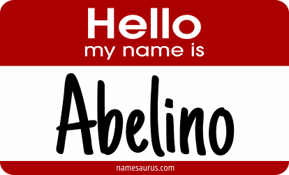 Hello my name is Abelino png download