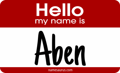 Hello my name is Aben png download