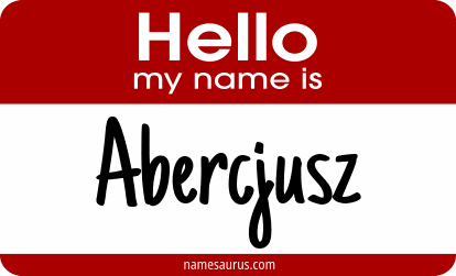 Hello my name is Abercjusz png download