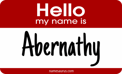Hello my name is Abernathy png download