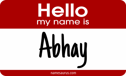 Hello my name is Abhay png download