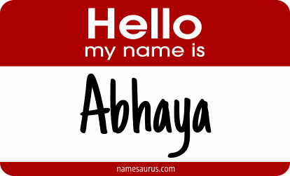 Hello my name is Abhaya png download