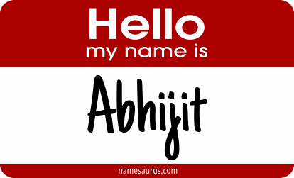 Hello my name is Abhijit png download