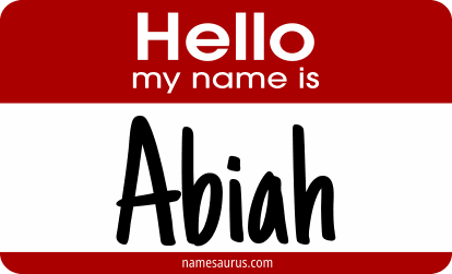 Hello my name is Abiah png download