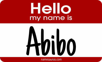 Hello my name is Abibo png download
