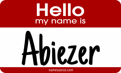Hello my name is Abiezer png download