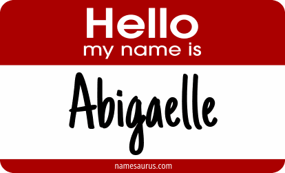 Hello my name is Abigaelle png download