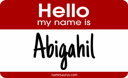 Hello my name is Abigahil png download