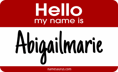Hello my name is Abigailmarie png download