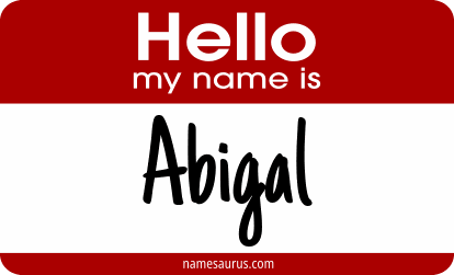 Hello my name is Abigal png download
