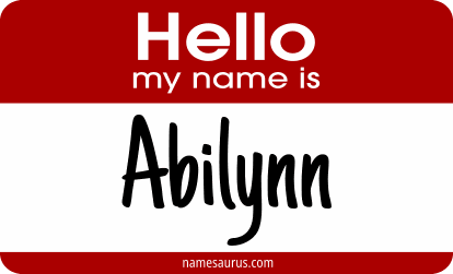 Hello my name is Abilynn png download