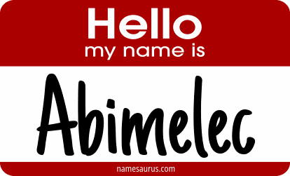 Hello my name is Abimelec png download