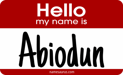 Hello my name is Abiodun png download