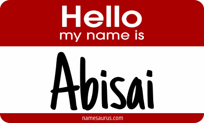 Hello my name is Abisai png download