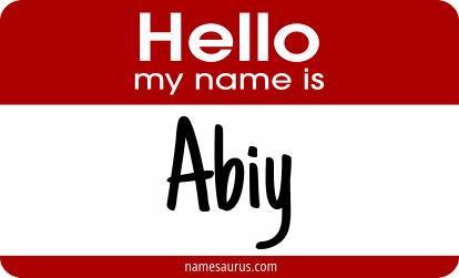 Hello my name is Abiy png download
