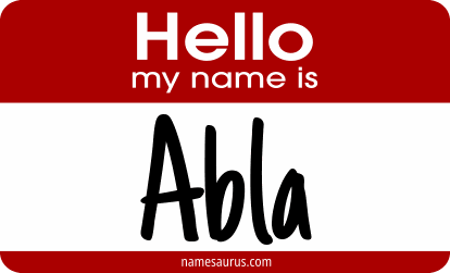 Hello my name is Abla png download