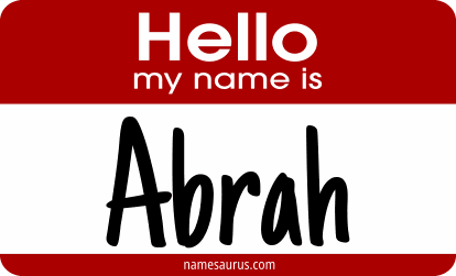 Hello my name is Abrah png download
