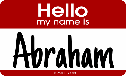 Hello my name is Abraham png download