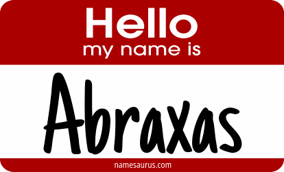 Hello my name is Abraxas png download