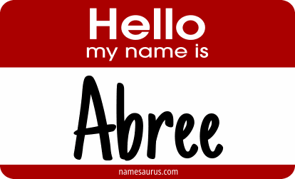Hello my name is Abree png download