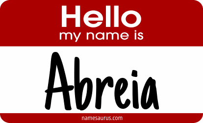 Hello my name is Abreia png download