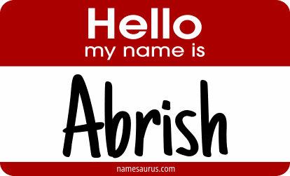 Hello my name is Abrish png download
