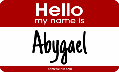 Hello my name is Abygael png download
