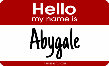 Hello my name is Abygale png download