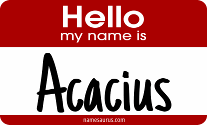 Hello my name is Acacius png download