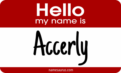 Hello my name is Accerly png download